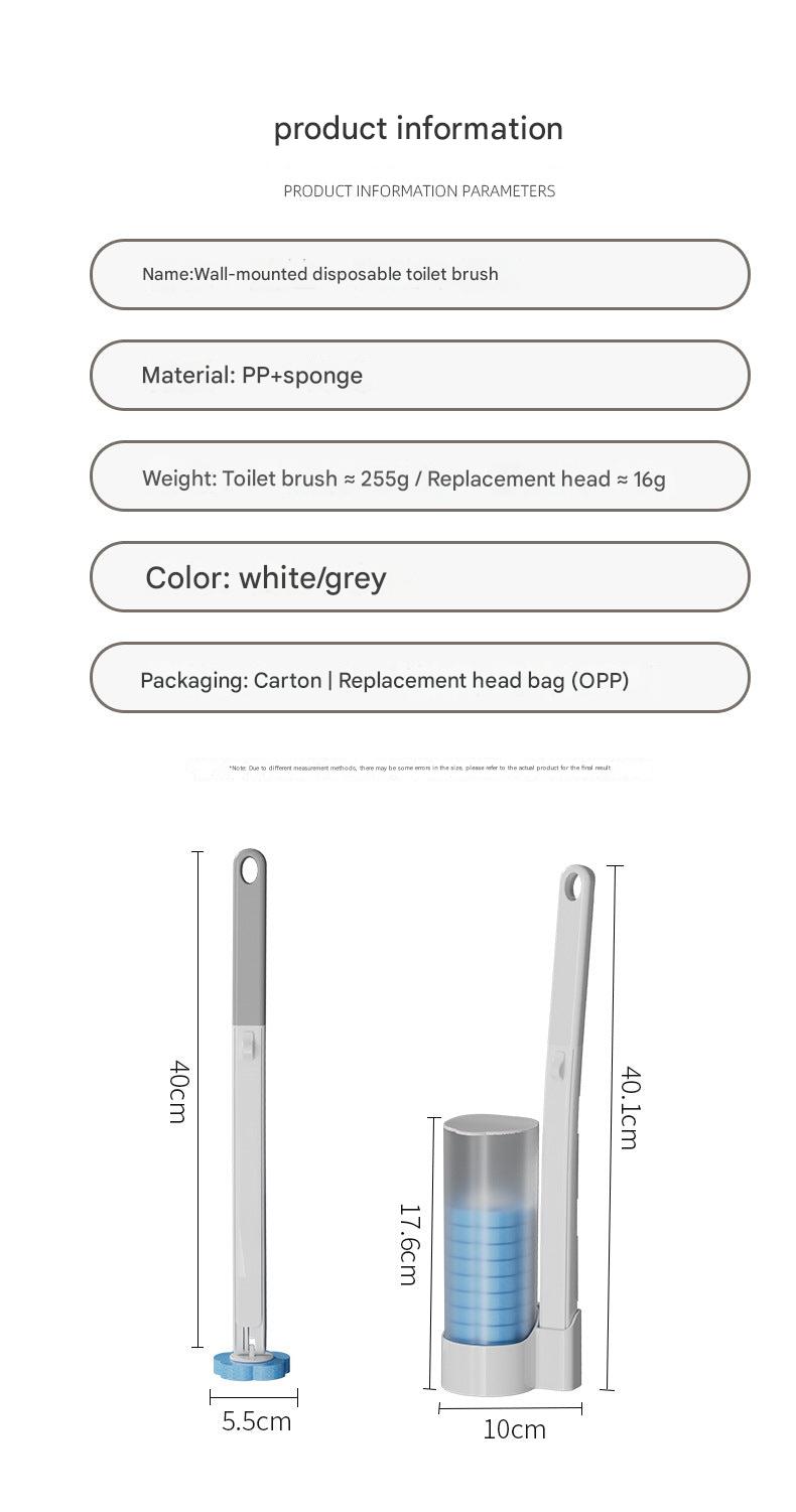 Stylish Toilet Brush Set on Bathroom Counters