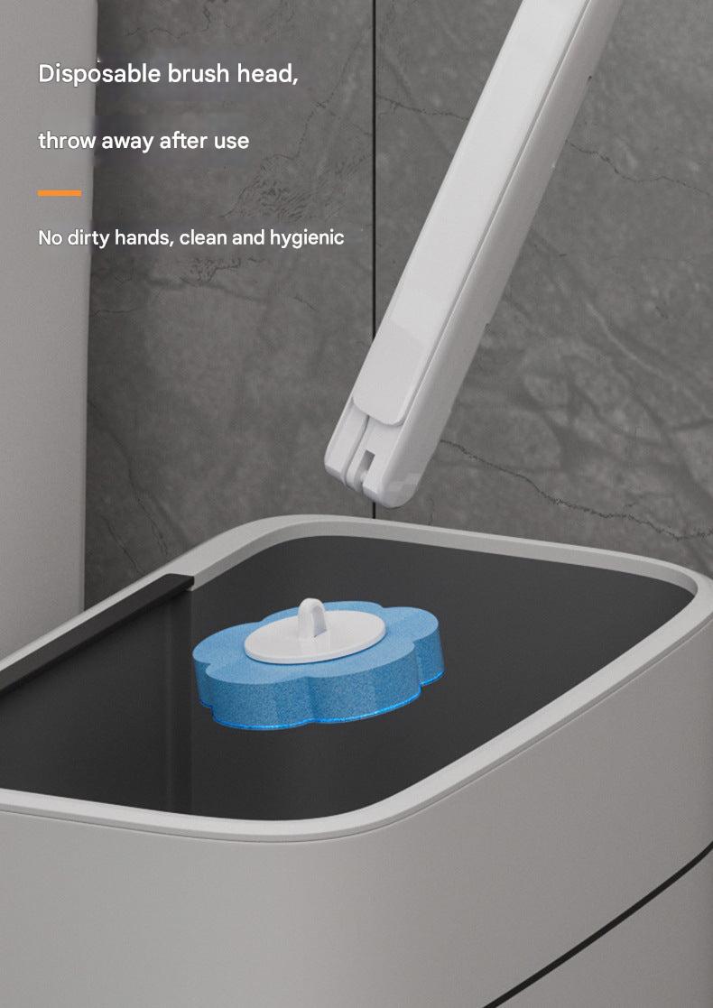Toilet Brush Handle with Replacement Sponge