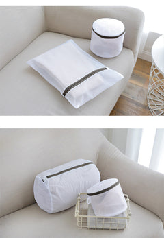 Deluxe mesh laundry bag with straps