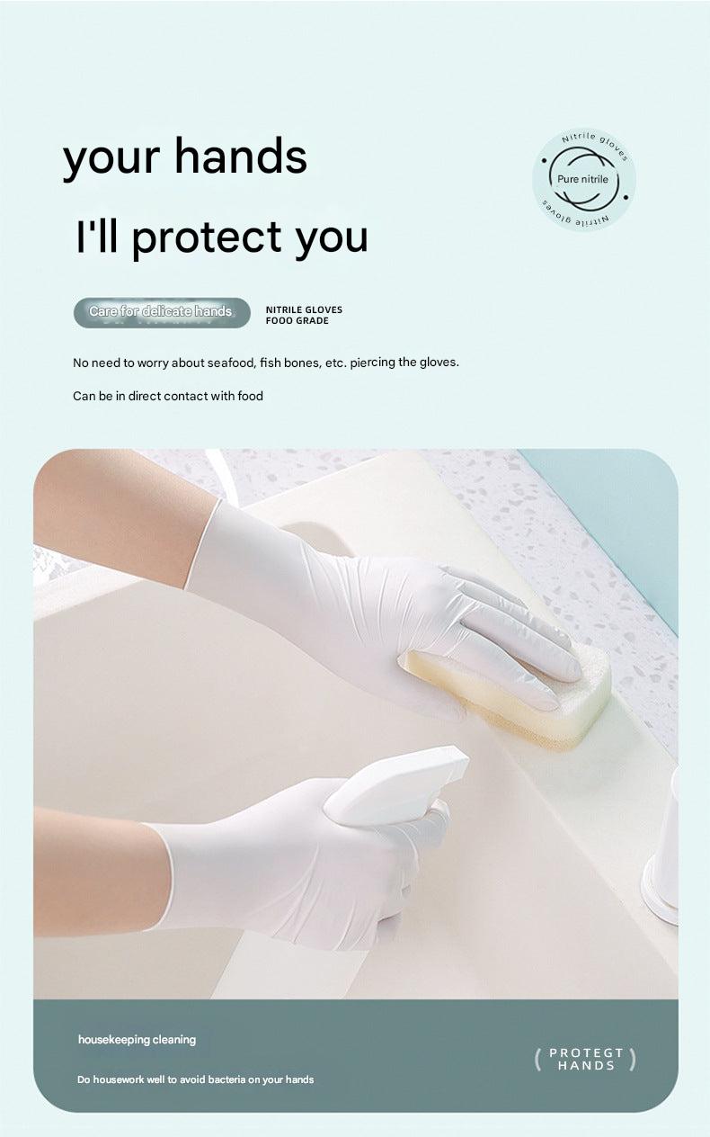 Hypoallergenic dishwashing gloves for sensitive skin