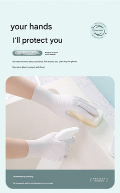 Hypoallergenic dishwashing gloves for sensitive skin