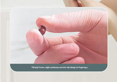 Close-up of washable nitrile gloves for home cleaning