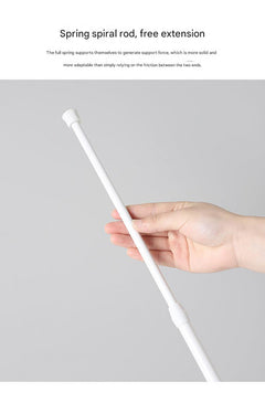 Accessories for Adjustable Curtain Rod including supports