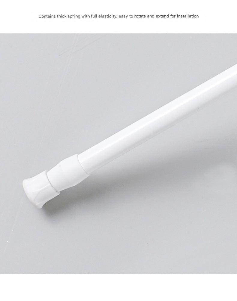 Adjustable No-Drill Curtain Rod in transparent colour