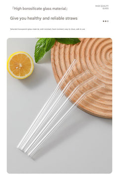 Eco-Friendly Glass Straw Set image 2