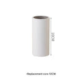 sticky lint roller with adhesive sheets in use