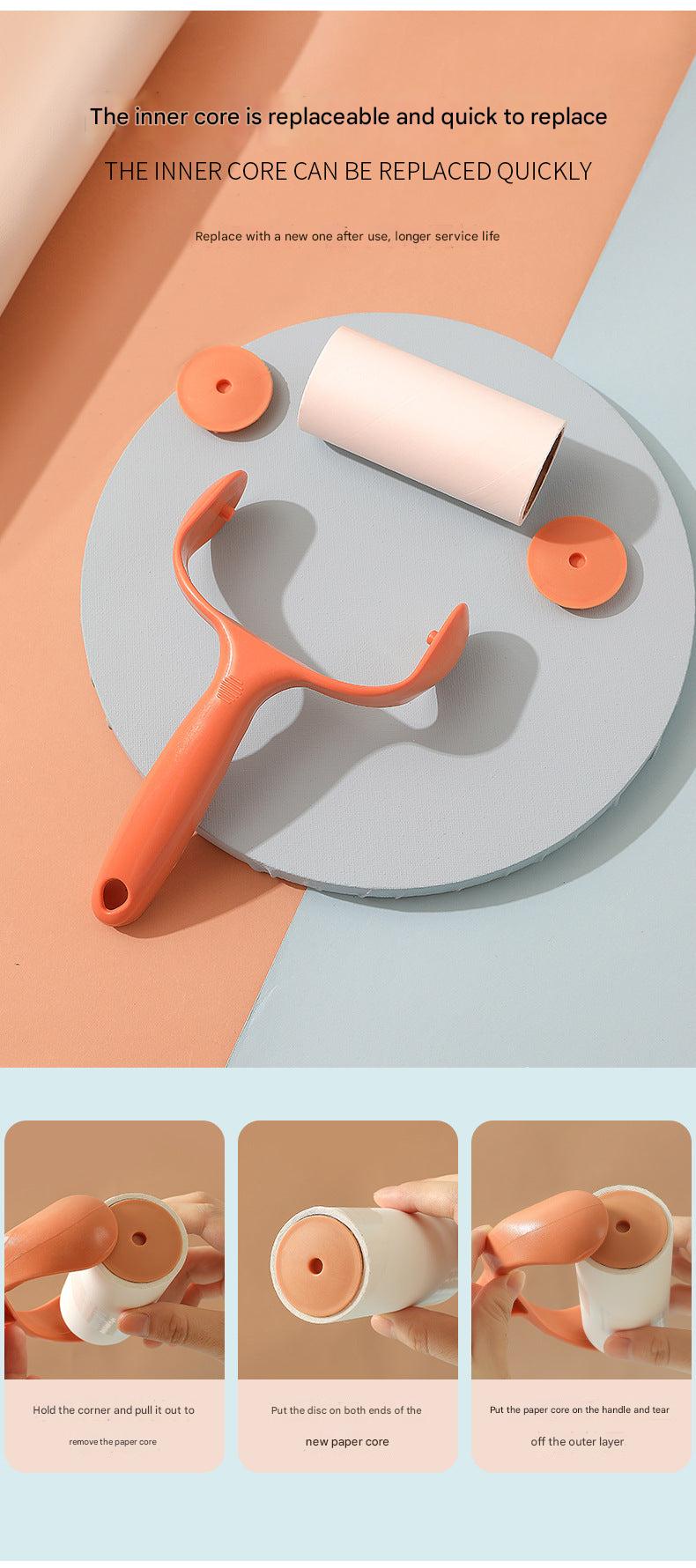 full view of the easy peel lint roller