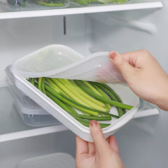 Zimoo stackable food storage containers arranged