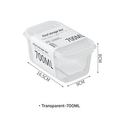 Zimoo transparent stackable storage containers