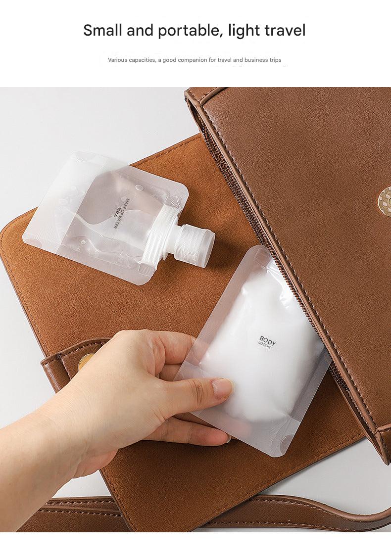 Image of portable refillable shampoo dispenser