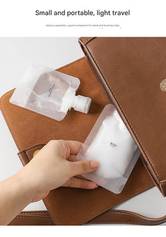 Image of portable refillable shampoo dispenser