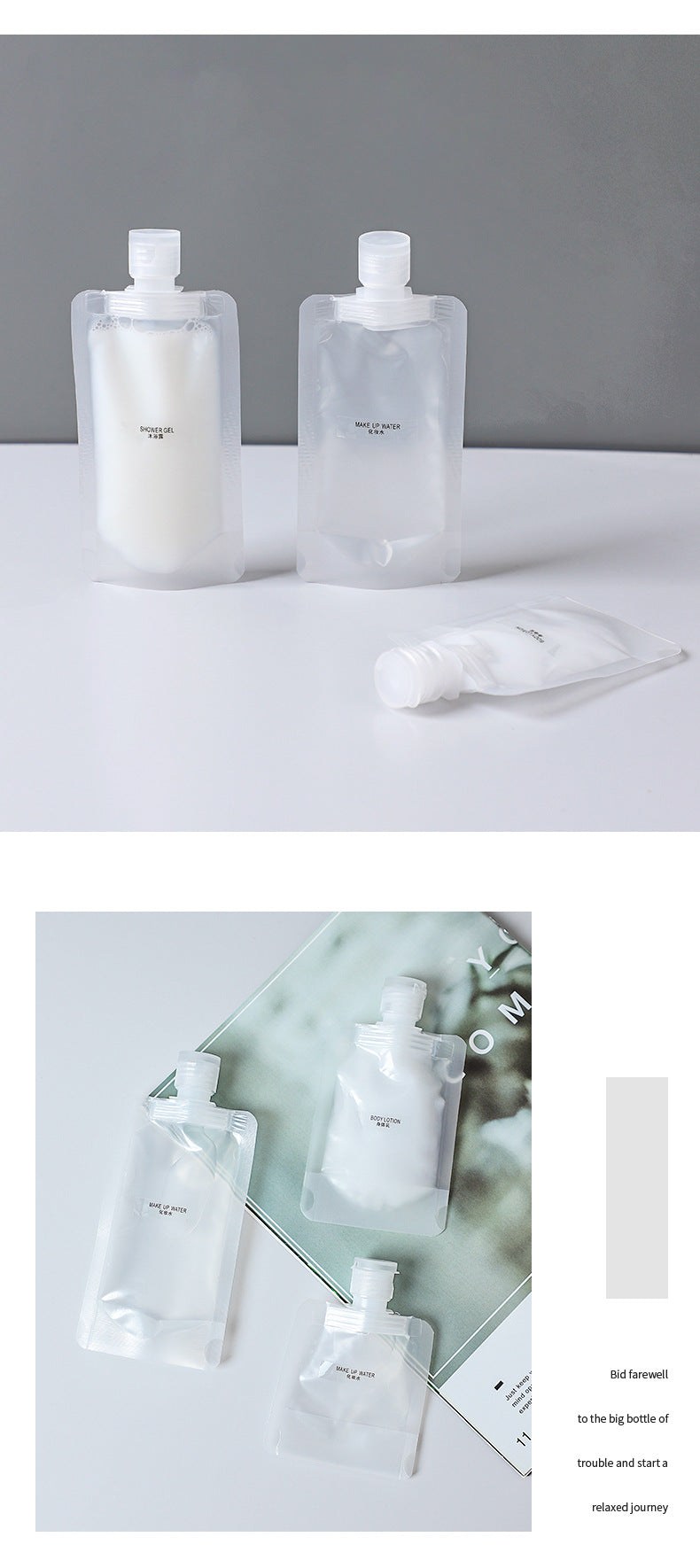 Image of travel toiletries container