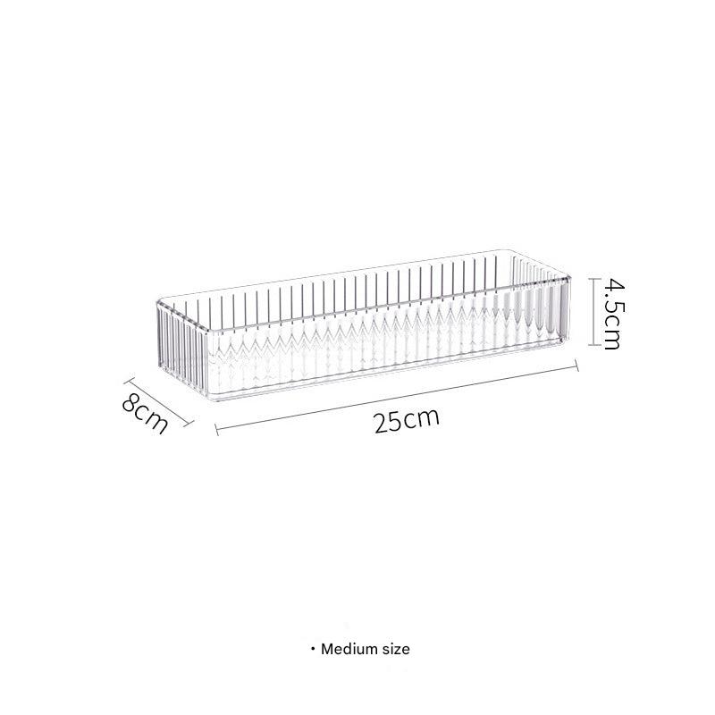 Stackable Transparent Desktop Organizer for Jewelry