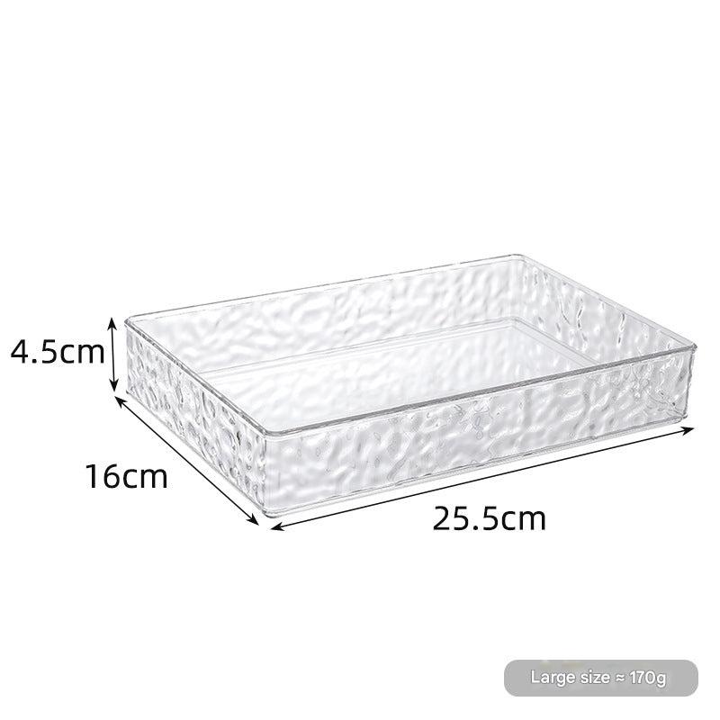Stackable Transparent Desktop Organizer Clear View