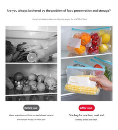 Premium food storage zipper bags multipack image 1