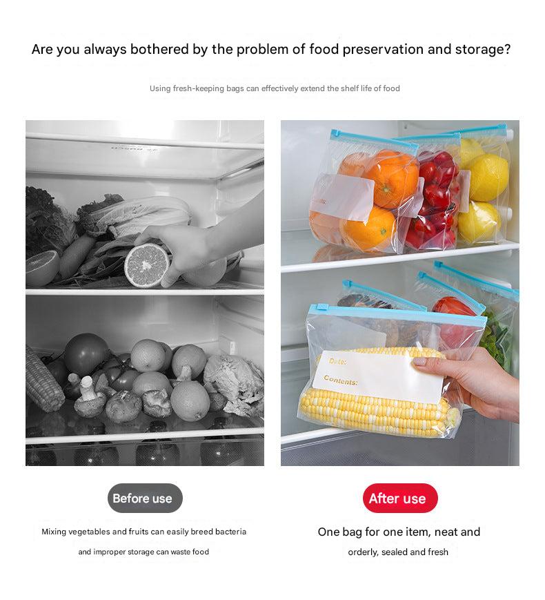Premium food storage zipper bags multipack image 1