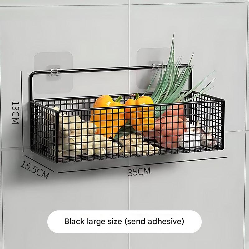 modern black shelf for bathroom