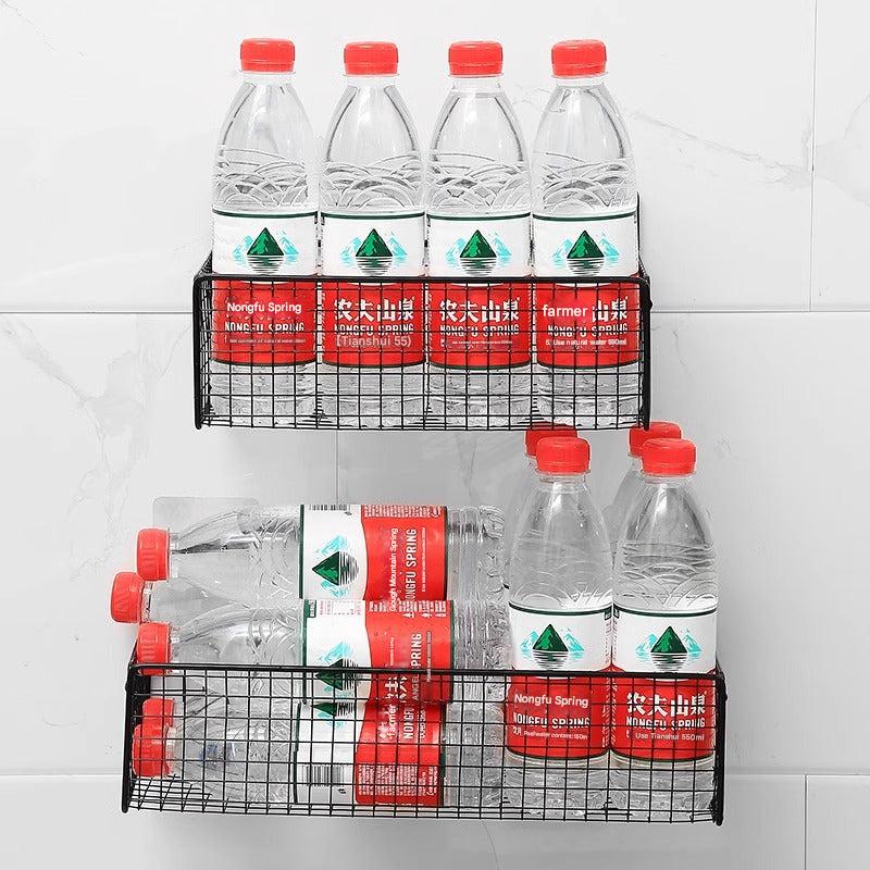no-drill installation adhesive shelf