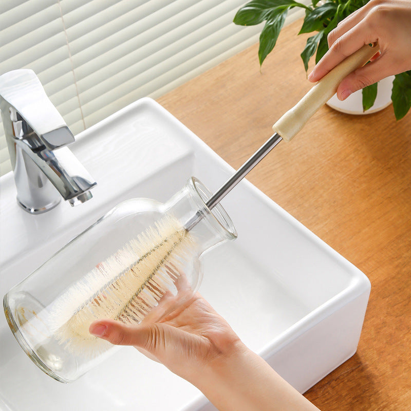 Variety pack of cup brushes for cleaning bottles