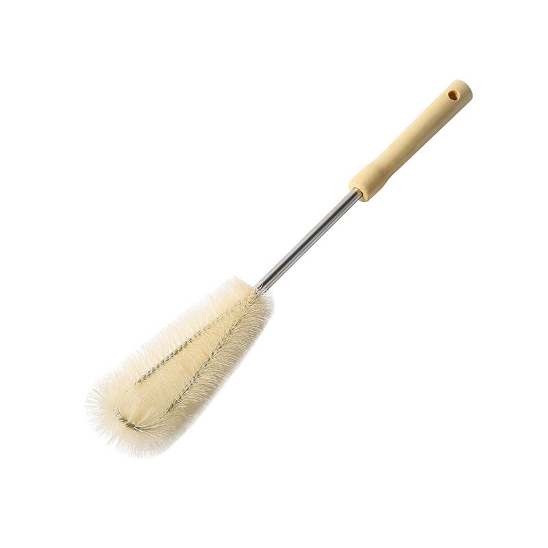 Wooden cleaning brush suitable for delicate items