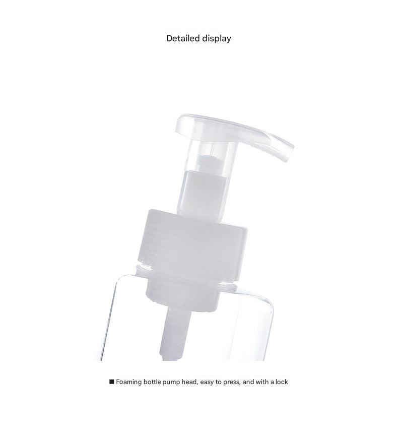 filled foaming dispenser bottle with soap 4