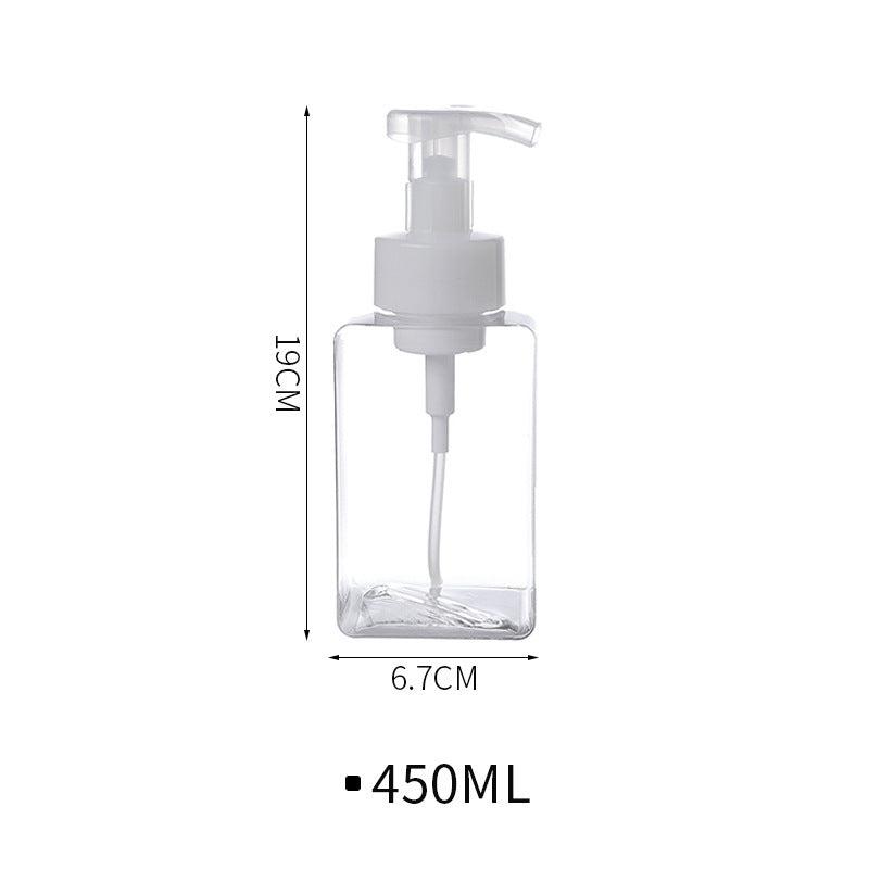 product display of reusable foaming bottles 7