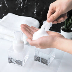 Sleek transparent design soap dispenser image 3