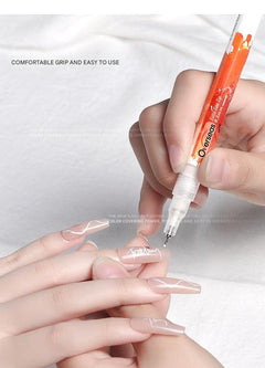 Professional Nail Art Pen with detailed brush tip