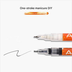 Nail art accessory with fine detail tip