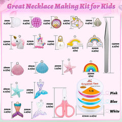 Jewellery making kit for girls displayed attractively