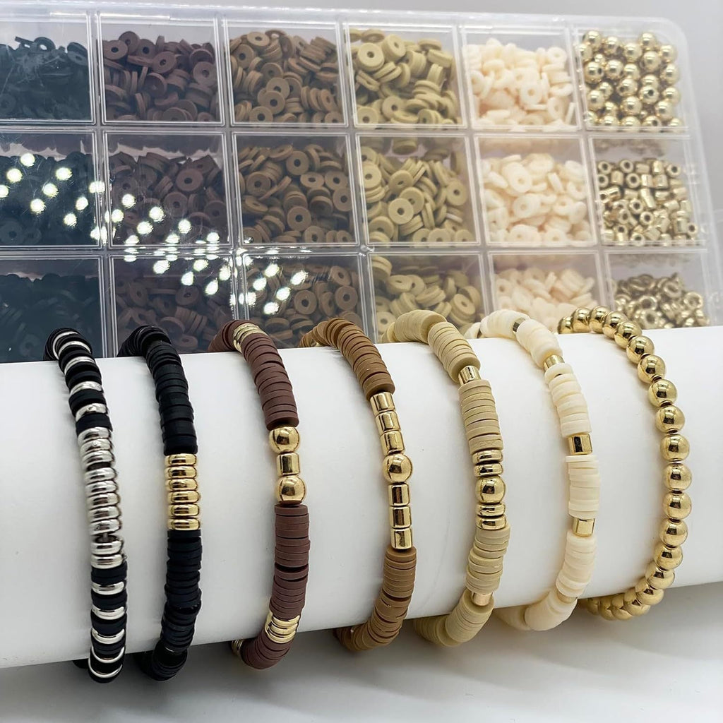 Creative play - clay bead jewelry making