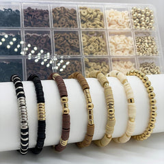 Creative play - clay bead jewelry making