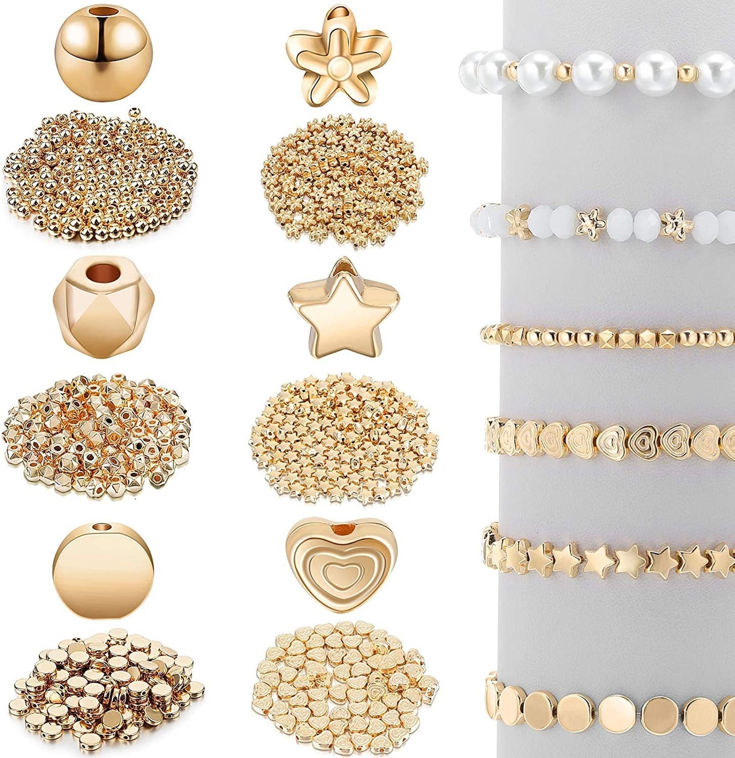 Step-by-step process of using spacer beads in jewellery