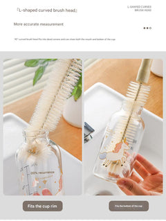 Long-Handle Wooden Cleaning Brush - Image 3