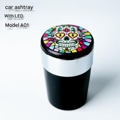 LED-Illuminated Car Ashtray different colours