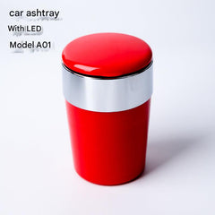 LED Car Ashtray illuminated feature
