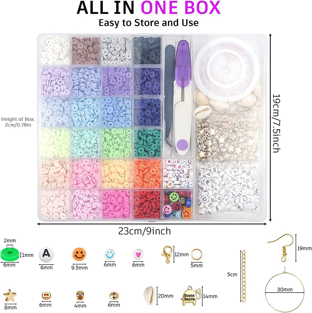 Presentation of diverse bead textures and colours