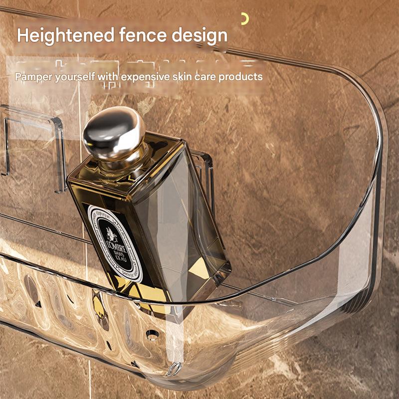 Detail of Modern Acrylic Bathroom Storage Rack