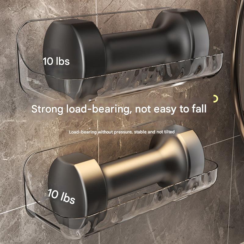 Close-up of no-drill wall-mounted design