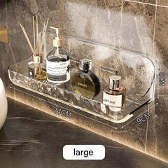 Sleek modern design of bathroom storage