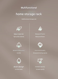 Wall view of acrylic bathroom rack