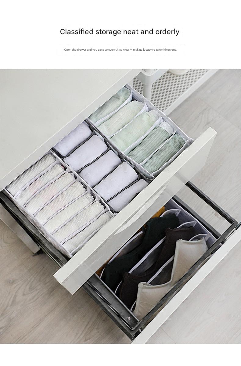 Lightweight fabric compartment organizer