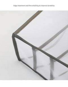 Compartments of the drawer organizer for underwear