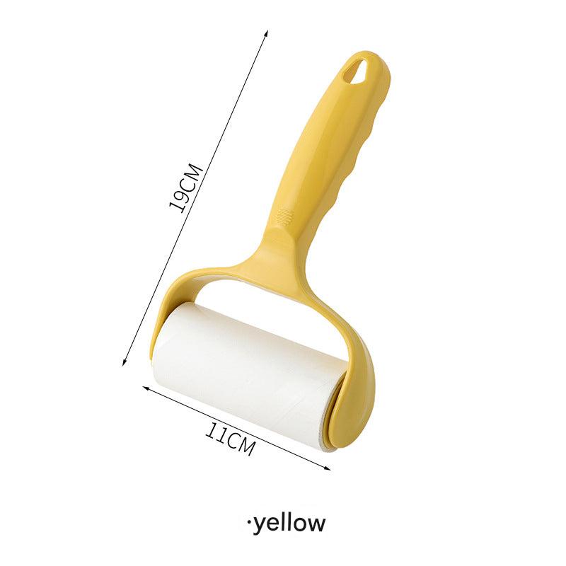 Modern lint roller on a stylish fabric