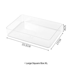 PET plastic storage solution for home