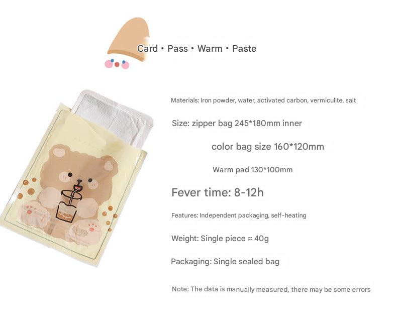 Packaged herbal heating patches for women