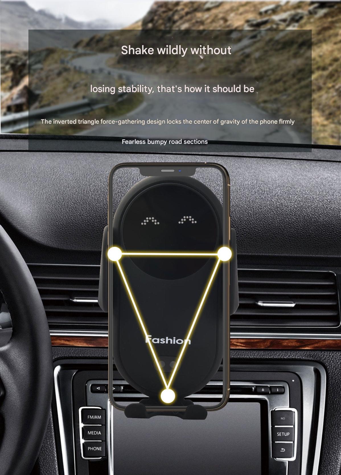 S11 Smart Wireless Charging Car Mount image 3
