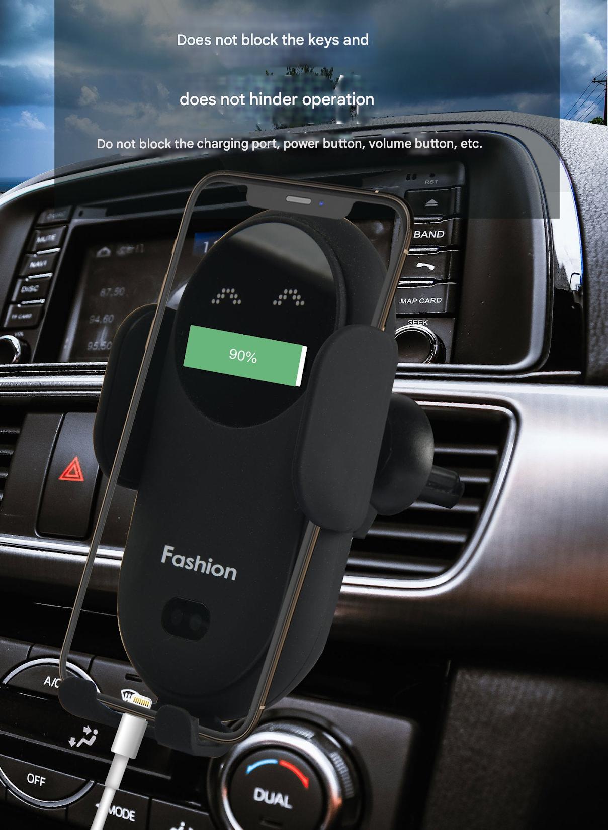 S11 Smart Wireless Charging Car Mount image 5