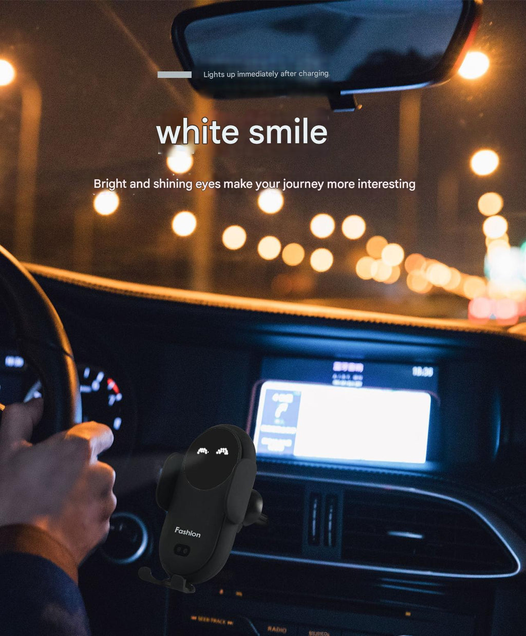 S11 Smart Wireless Charging Car Mount image 7
