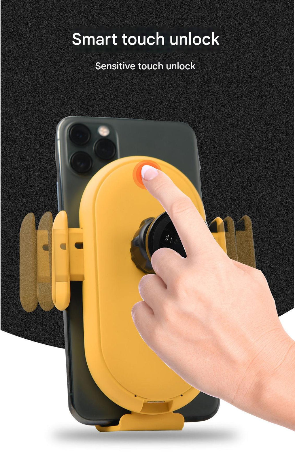 S11 Smart Wireless Charging Car Mount image 10